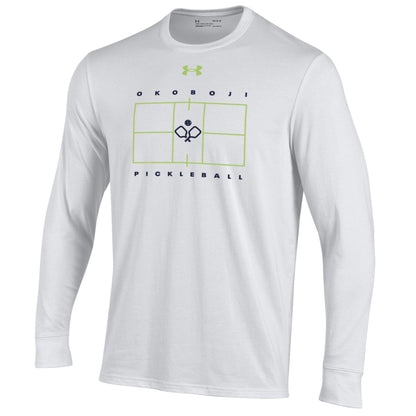 Under Armour Pickleball Long Sleeve Tee - White