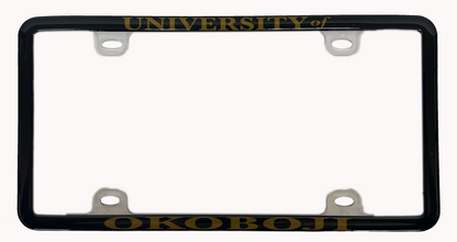 *NEW* University of Okoboji Vehicle License Plate Frame