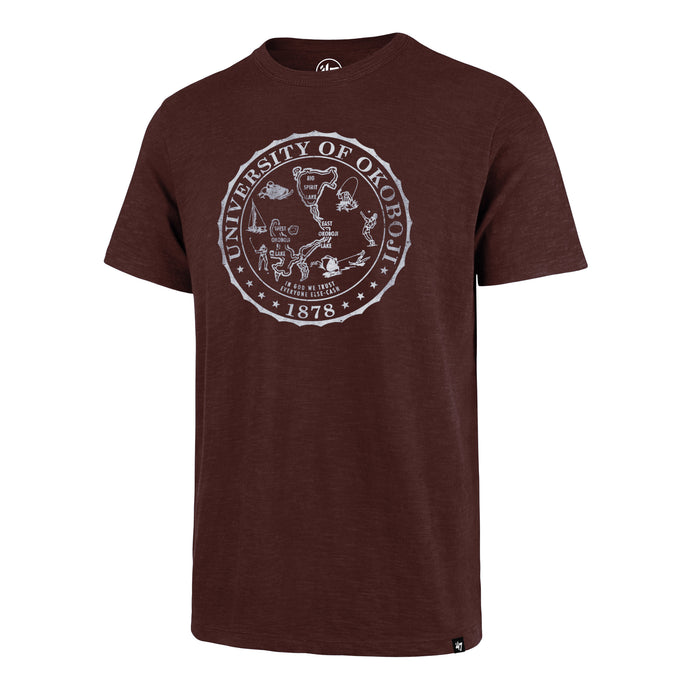 '47 Maroon Scrum Crest Tee