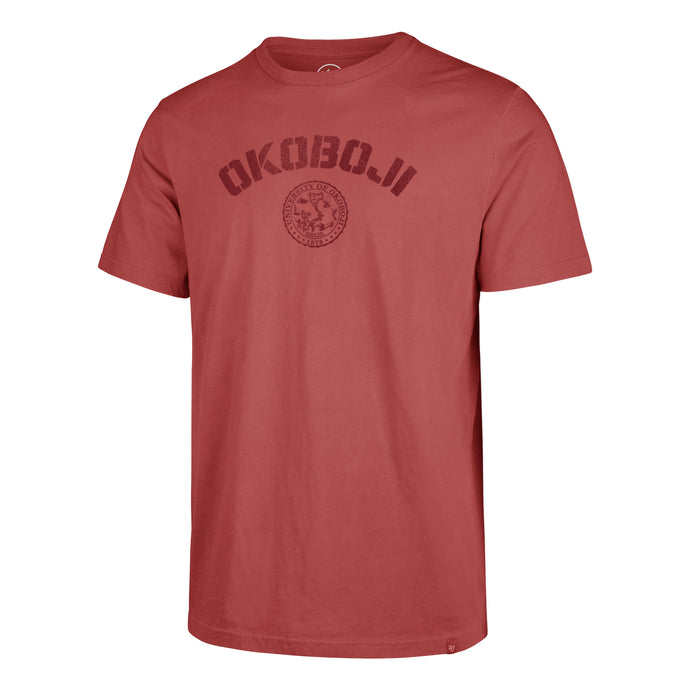 OKOBOJI CASCADE '47 HUDSON TEE - CAYENNE