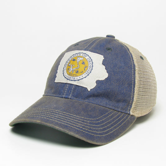 University of Okoboji The Iowa Territory Trucker Hat - Navy