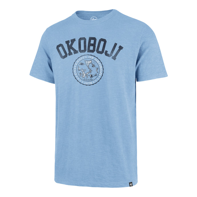Okoboji Grit Vintage Scrum Tee - Light Blue
