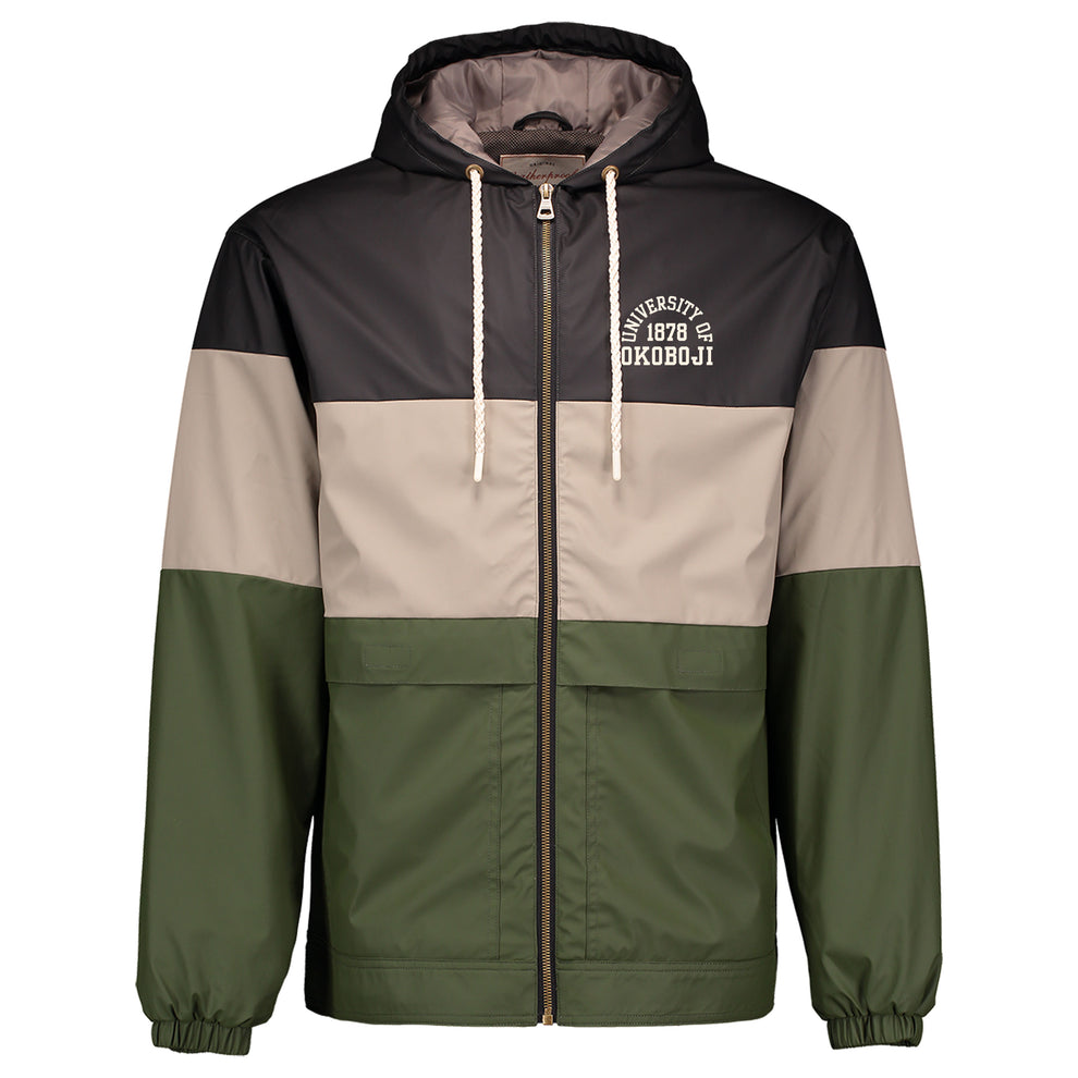 Okoboji Weatherproof® Vintage Colorblock Rain Jacket ...
