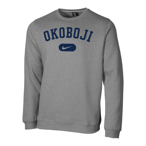 Okoboji Stadium Club Fleece Crew - Dark Heather