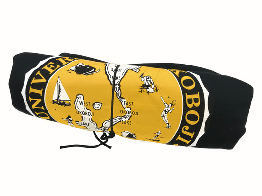 The U of O Black & Yellow Sweatshirt Blanket