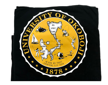 The U of O Black & Yellow Sweatshirt Blanket