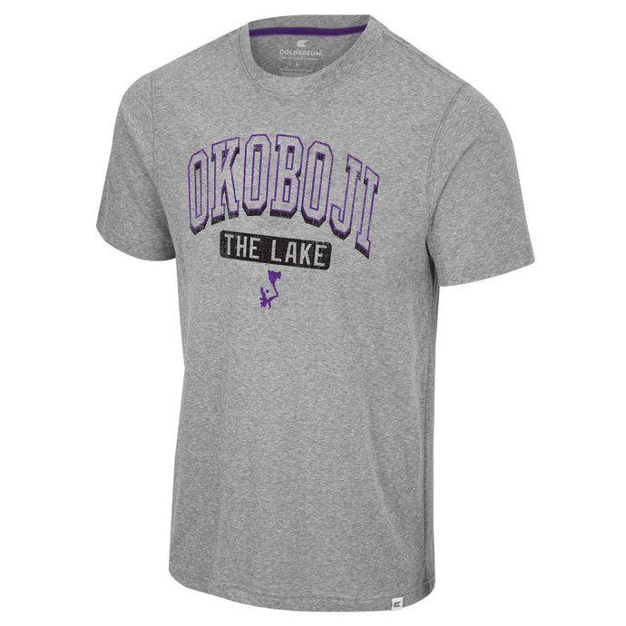 OKOBOJI BLEND S/S HEATHER GREY TEE