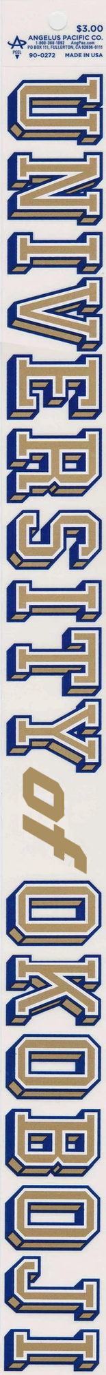 University of Okoboji Window Sticker