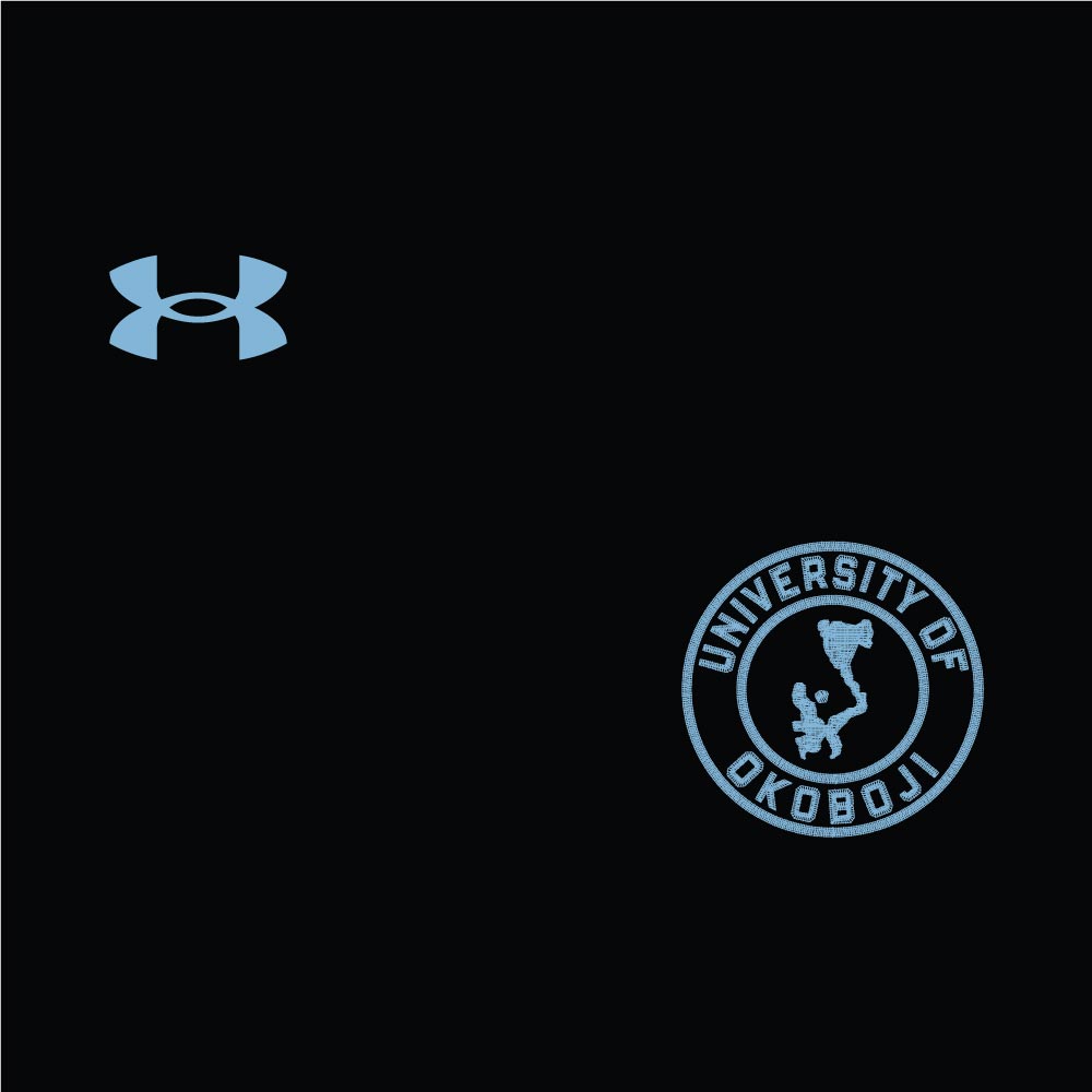 Okoboji Under Armour Mens All Day Crew - Black