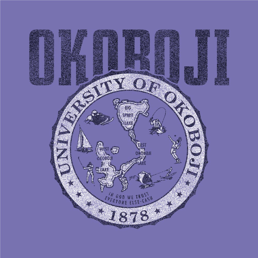 School Crest University of Okoboji Tank - Lavender