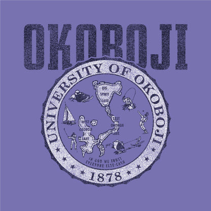 School Crest University of Okoboji Tank - Lavender