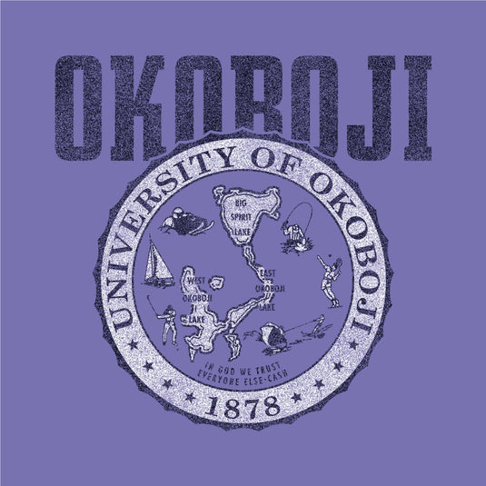 School Crest University of Okoboji Tank - Lavender