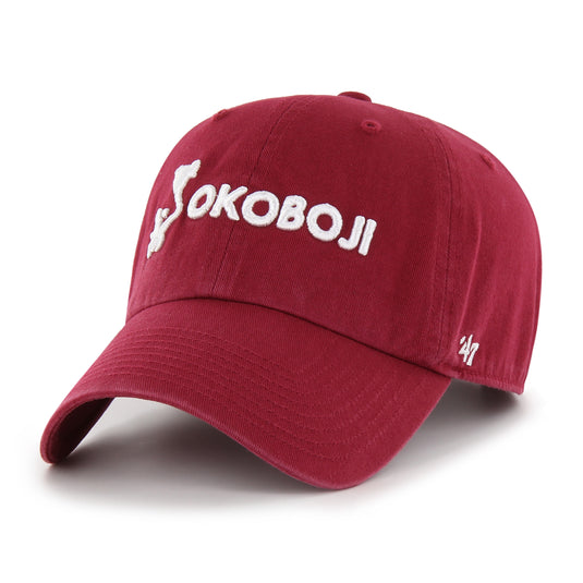 ’47 CLEAN UP CAP - OKOBOJI RED