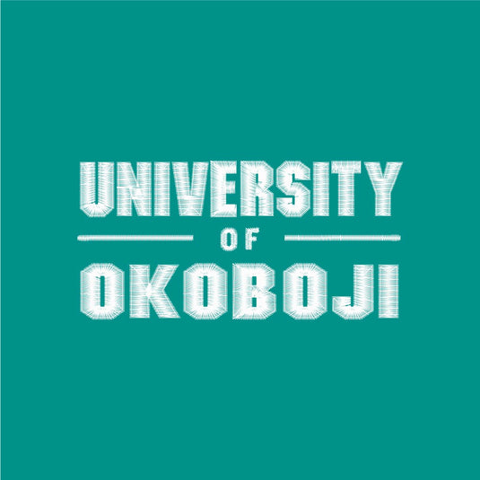 U of Okoboji Left Chest Embroidery Crew - Teal