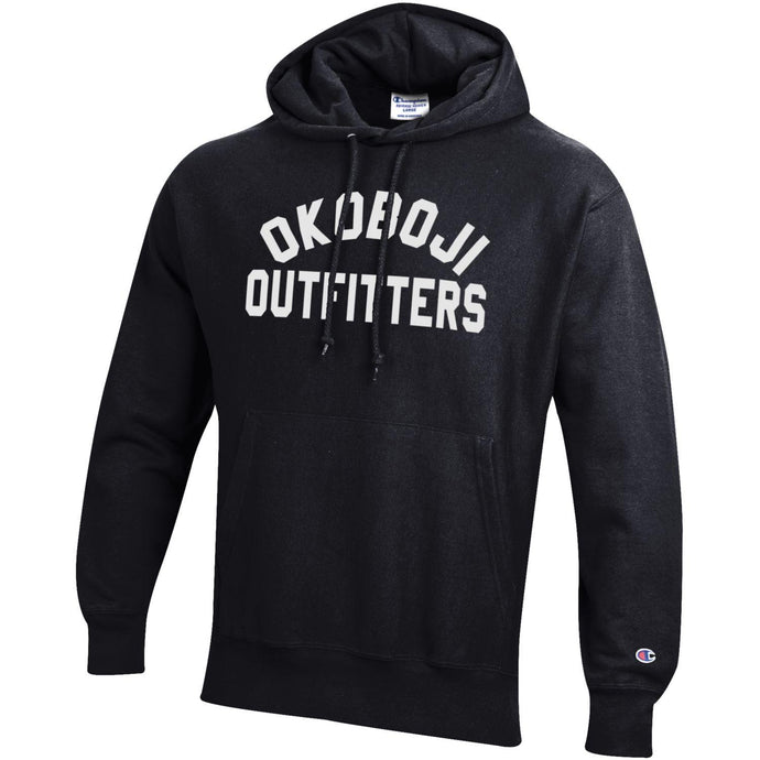 The Champion Okoboji Outfitters Reverse Weave Hood - Black