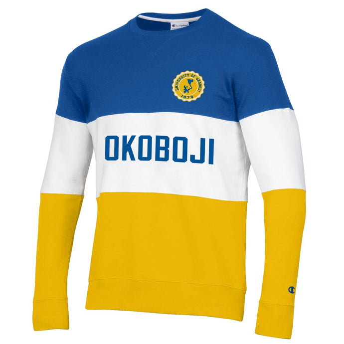 Varsity Crest Crew (Gold & Blue)