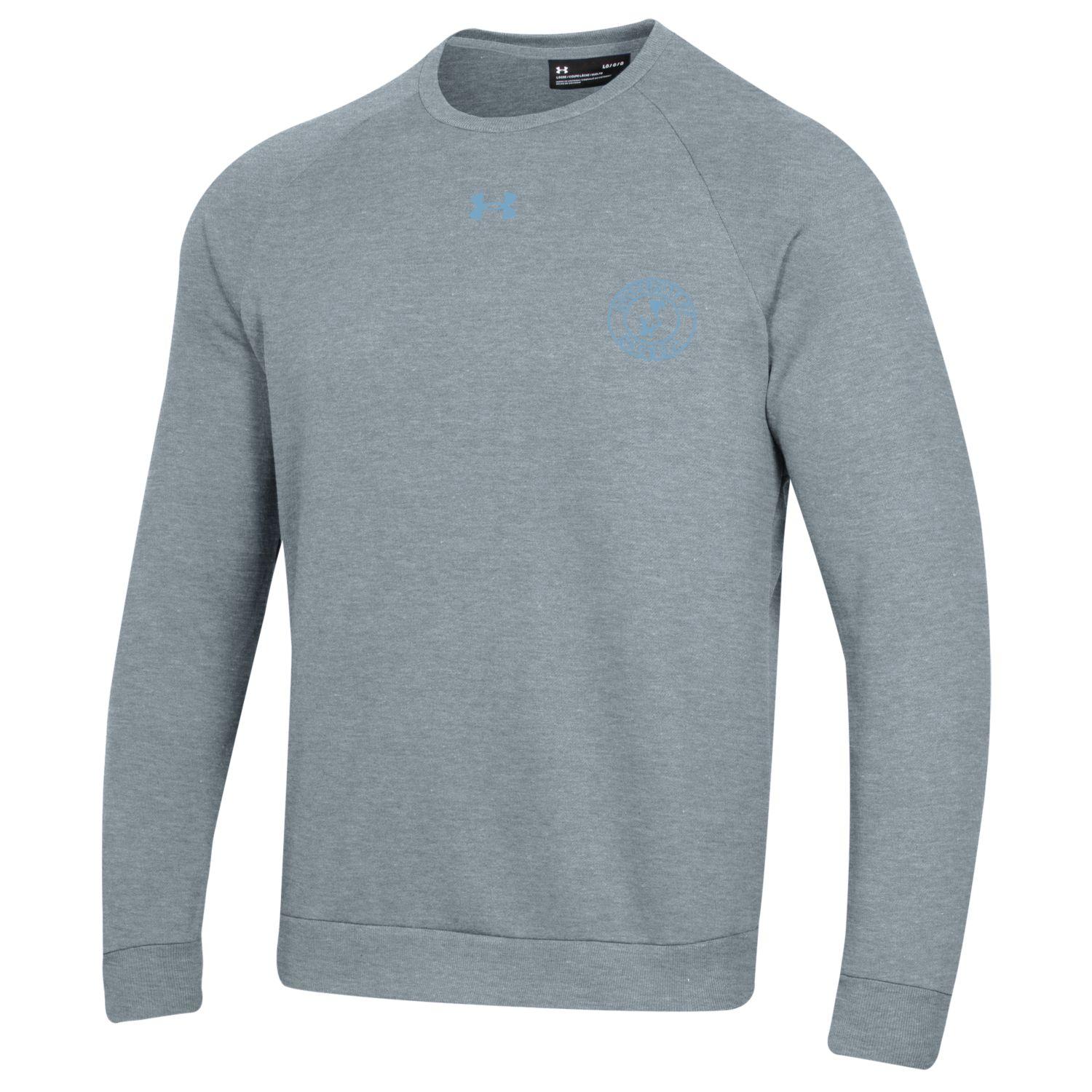 Okoboji Under Armour Mens All Day Crew - Grey