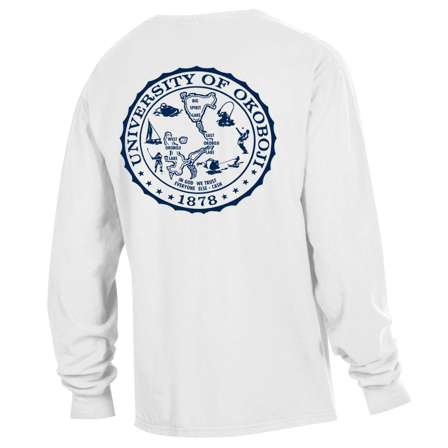 Okoboji Campus Tee - White