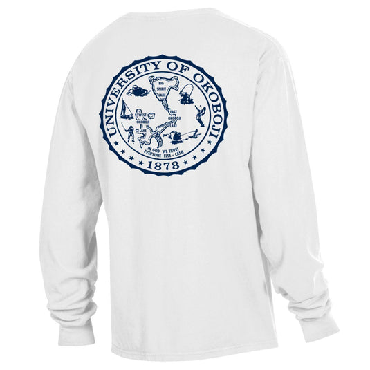 Okoboji Campus Tee - White