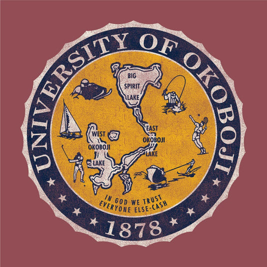 University of Okoboji On Campus Hood - Crimson Fall