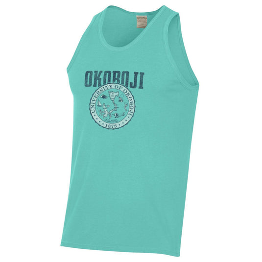 School Crest University of Okoboji Tank - Mint