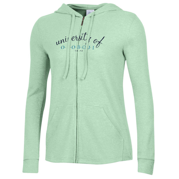 u of o waffled (Full Zip)