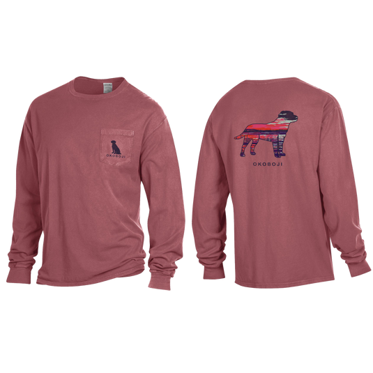 Okoboji Best Friend Long Sleeve Pocket Tee