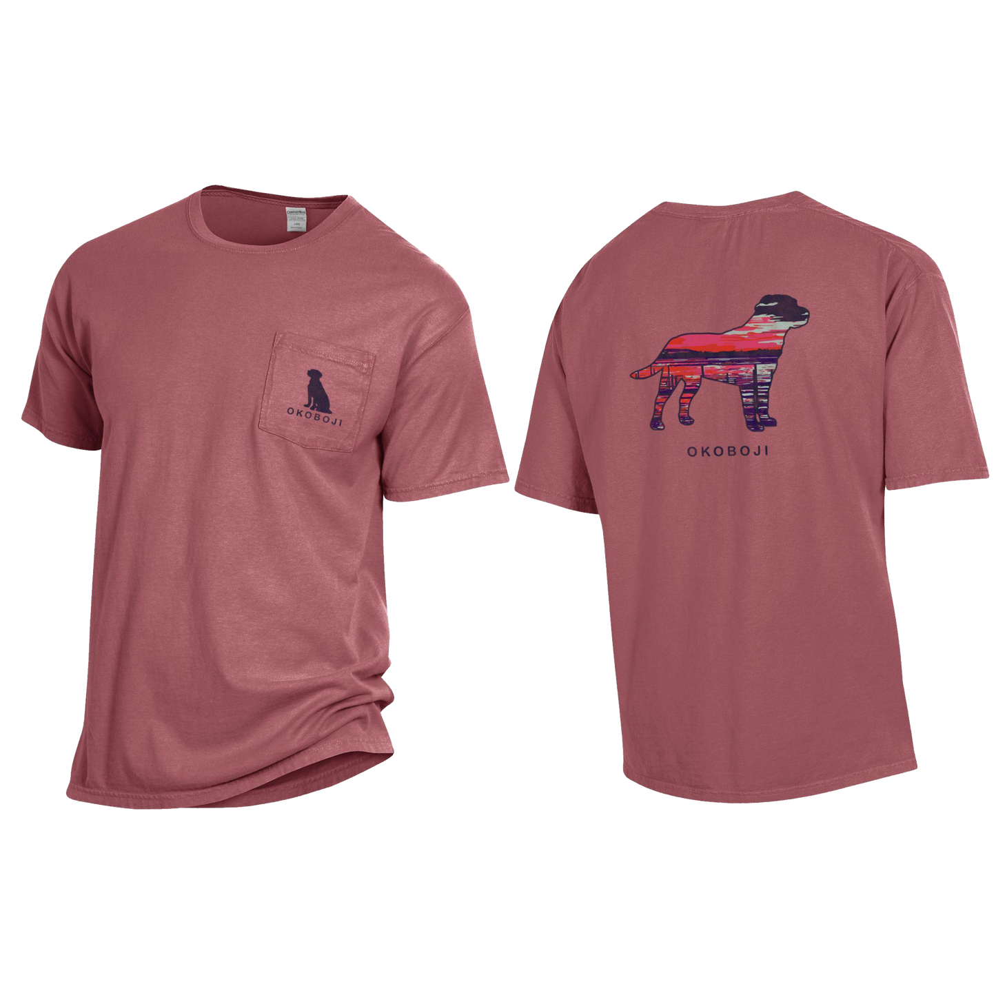 Okoboji Best Friend Pocket Tee