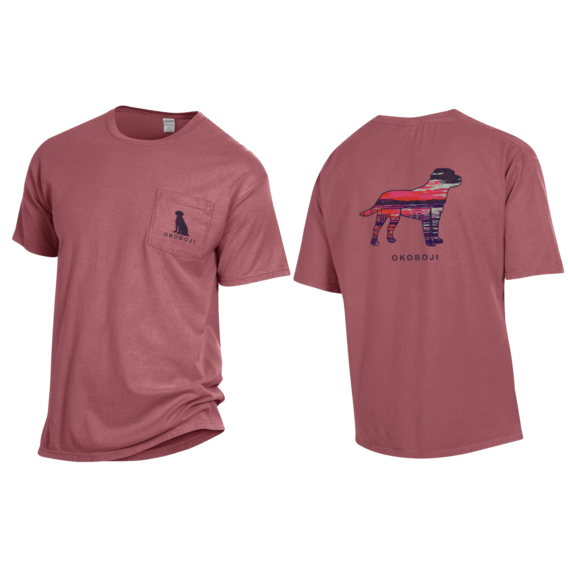 Okoboji Best Friend Pocket Tee