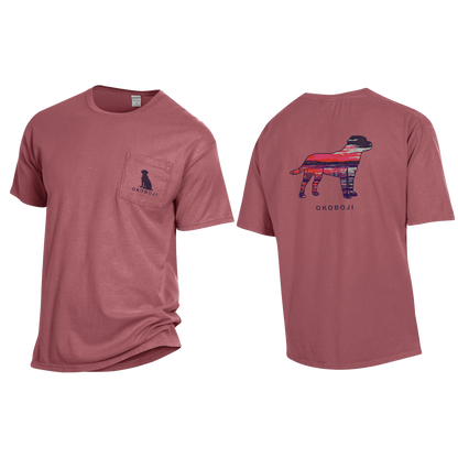Okoboji Best Friend Pocket Tee