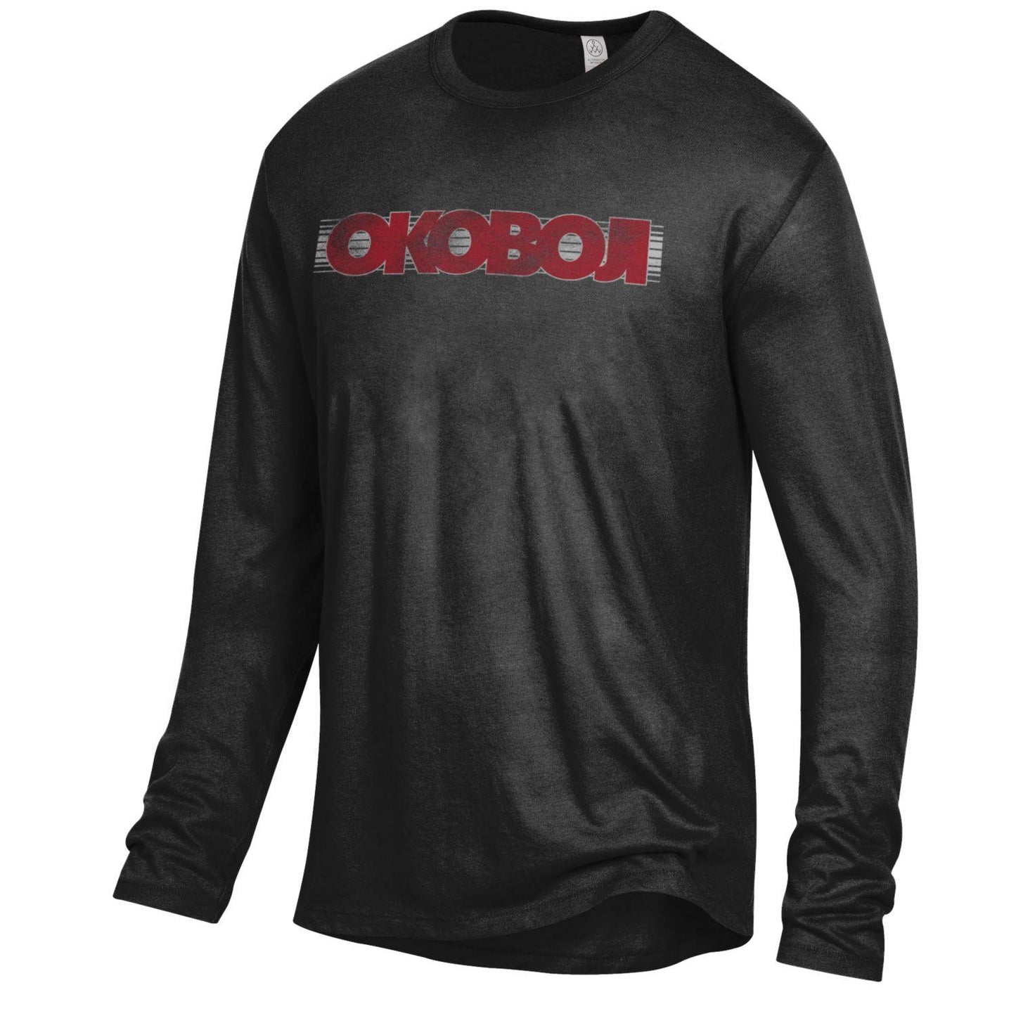 Okoboji Soft Vintage LS Tee - Black