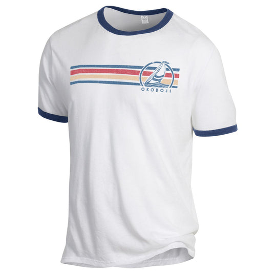 Okoboji Throwback Ringer Tee