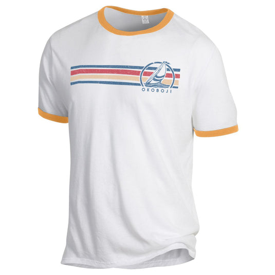 Okoboji Throwback Ringer Tee