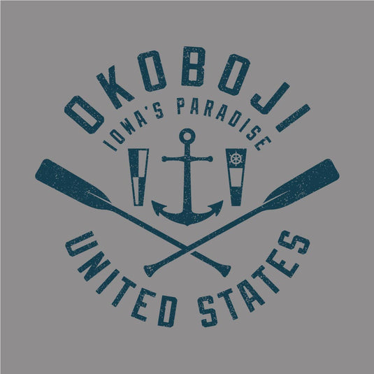 COASTAL OKOBOJI TEE - Smoke Grey