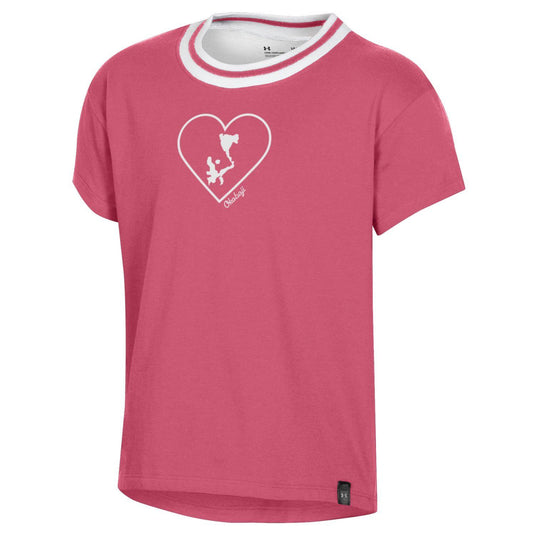 Girls Okoboji Short Sleeve Tee - Pink Lemonade
