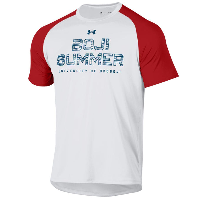 Boji Summer Tech Tee - White/Red