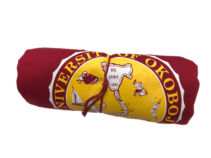U of O Cardinal & Gold Sweatshirt Blanket