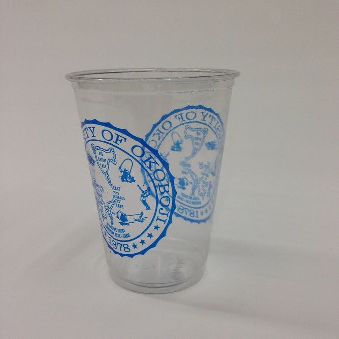 Clear U of O Cups