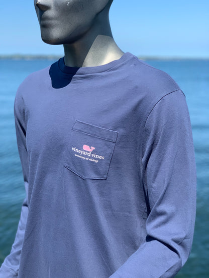 Vineyard Vines Okoboji Long Sleeve / Blazer Blue - I Whale