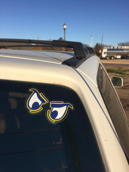 Phantom Eyes Window Sticker